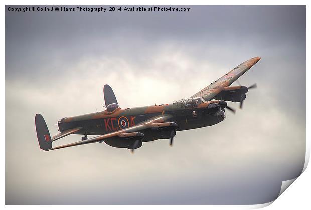  Lancaster PA474 City of Lincoln Print by Colin Williams Photography