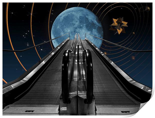 Stairway To The Heavens Print by Steve Purnell