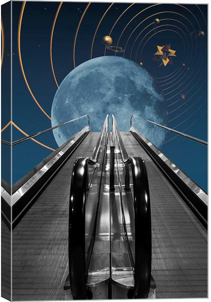 Stairway To The Heavens 2 Canvas Print by Steve Purnell