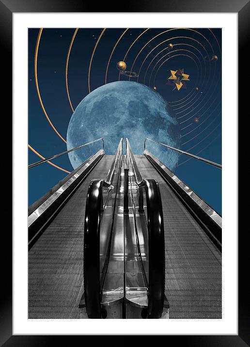 Stairway To The Heavens 2 Framed Mounted Print by Steve Purnell