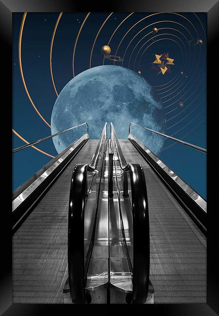 Stairway To The Heavens 2 Framed Print by Steve Purnell