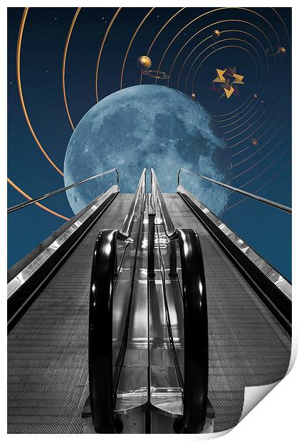 Stairway To The Heavens 2 Print by Steve Purnell