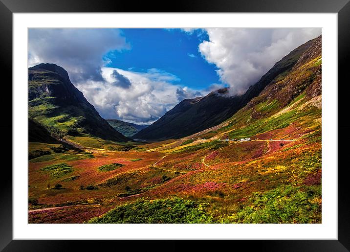  The Valley of Three Sisters. Glencoe. Scotland  Framed Mounted Print by Jenny Rainbow