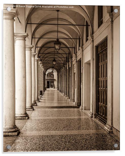  Italian Archway Acrylic by David Siggers