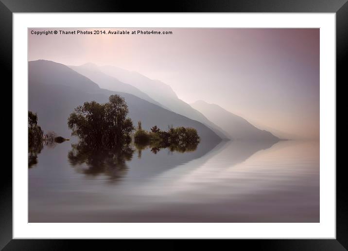  Early morning on the lake Framed Mounted Print by Thanet Photos