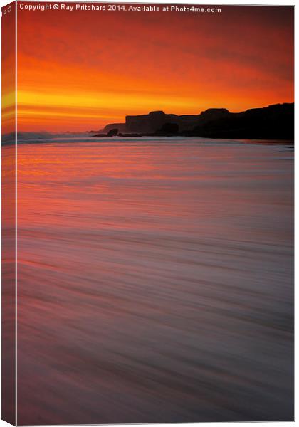  South Shields Sunrise Canvas Print by Ray Pritchard