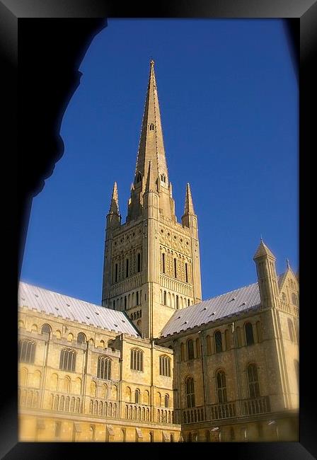  Norwich Cathedral Framed Print by Gordon Holmes