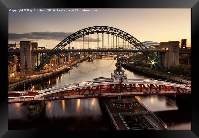  Morning on the Tyne Framed Print by Ray Pritchard