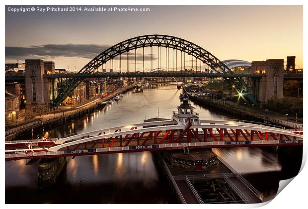  Morning on the Tyne Print by Ray Pritchard