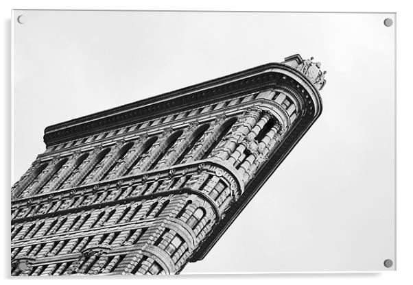 Flat Iron Building III Acrylic by Tom Hall