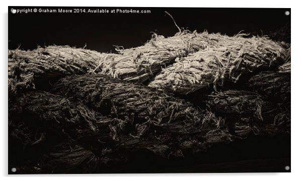 Twisted rope Acrylic by Graham Moore