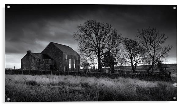  Gwrhyd chapel Pontardawe Swansea Acrylic by Leighton Collins