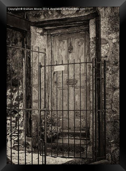 Old doorway Framed Print by Graham Moore
