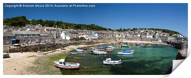 Mousehole Print by Graham Moore