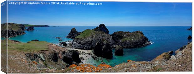 Kynance Cove Canvas Print by Graham Moore