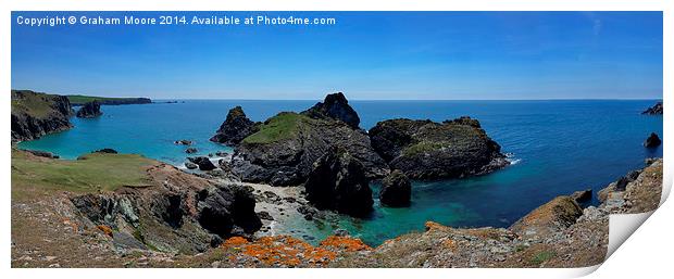 Kynance Cove Print by Graham Moore
