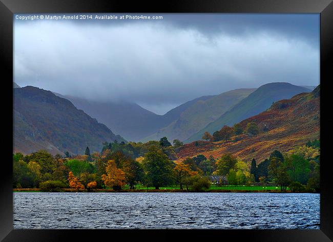  Ullswater and Fells Lake District National Park Framed Print by Martyn Arnold