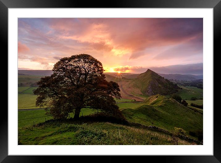 Parkhouse Hill Peak District Framed Mounted Print by Rick Bowden