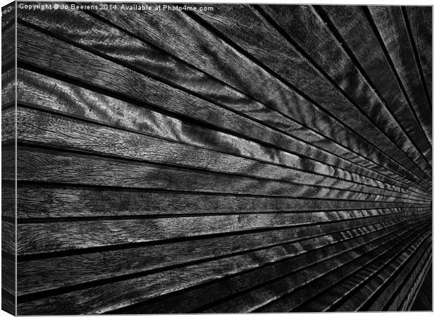 converging lines Canvas Print by Jo Beerens