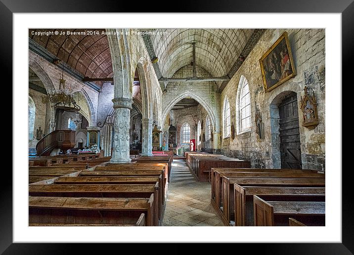church of St. Martin Framed Mounted Print by Jo Beerens