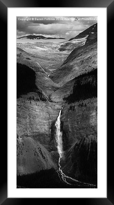 Takakkaw Falls, Yoho Park, Canada Framed Mounted Print by Darren Foltinek