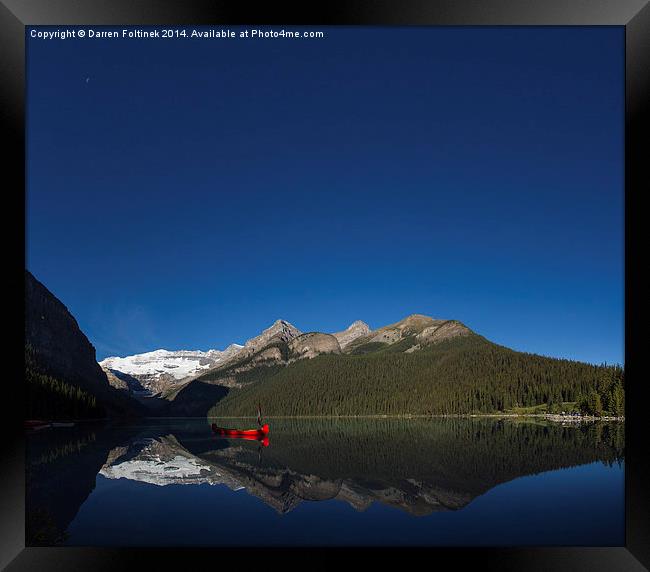 Lake Louise, Banff National Park, Canada Framed Print by Darren Foltinek