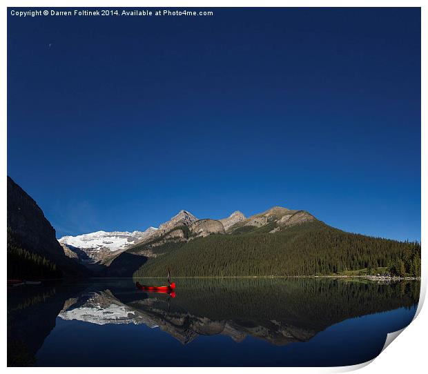 Lake Louise, Banff National Park, Canada Print by Darren Foltinek