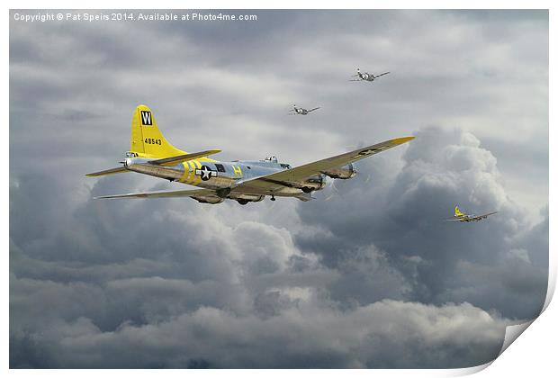  B17 - Rocky Road Home Print by Pat Speirs