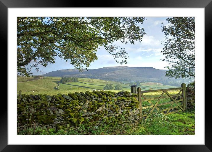  Yorkshire Dales View Framed Mounted Print by Paula Connelly