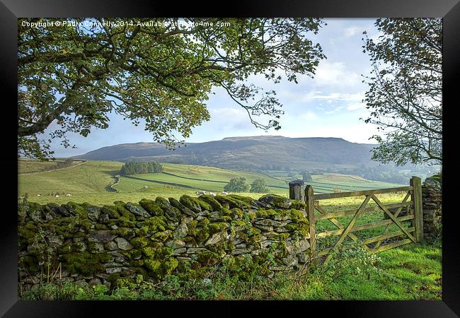  Yorkshire Dales View Framed Print by Paula Connelly