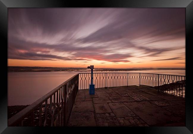 Eastham Ferry Sunrise Framed Print by Rob Pitt