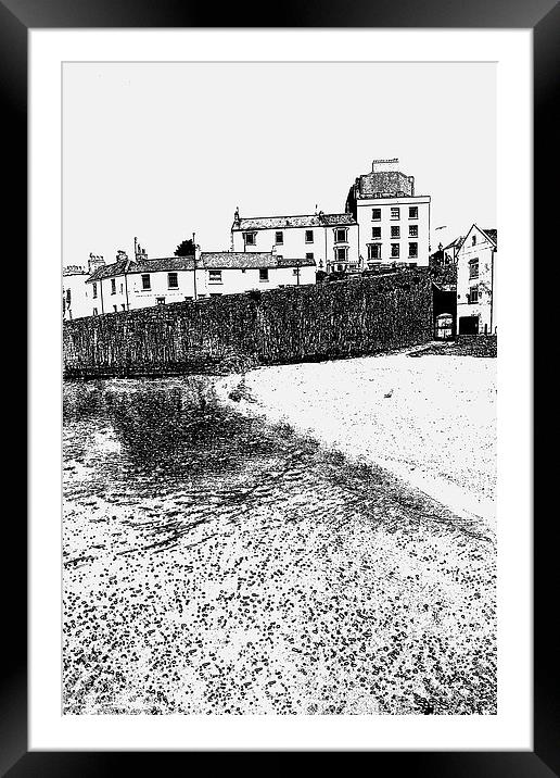 Tenby Harbour in Pembrokeshire  Framed Mounted Print by Jonathan Evans