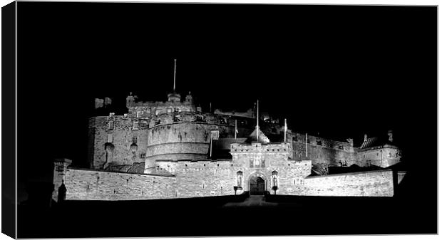  Edinburgh Castle Canvas Print by James Marsden