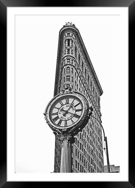Ironing NYC Framed Mounted Print by Tom Hall