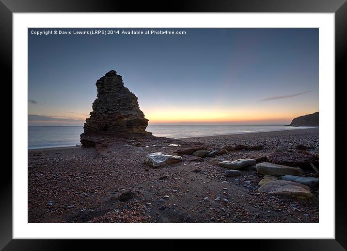  Liddle Stack - Blast Beach - Seaham Harbour Framed Mounted Print by David Lewins (LRPS)