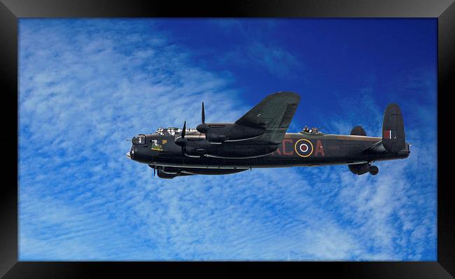  Avro Lancaster Framed Print by Geoff Storey