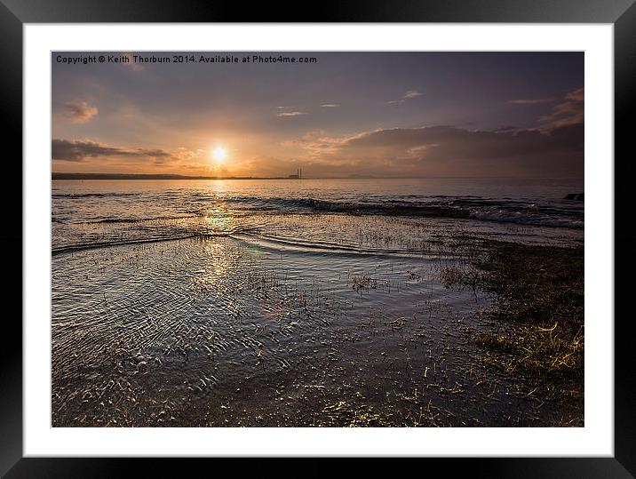 Evening at Seton Sands Framed Mounted Print by Keith Thorburn EFIAP/b