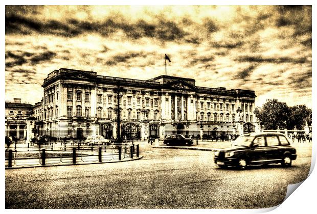Buckingham Palace Vintage Print by David Pyatt