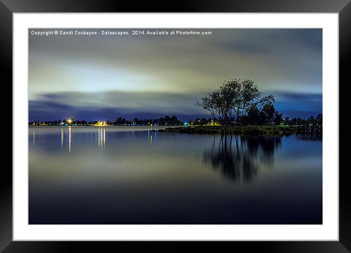  Lake Of Tranquility (Colour) Framed Mounted Print by Sandi-Cockayne ADPS
