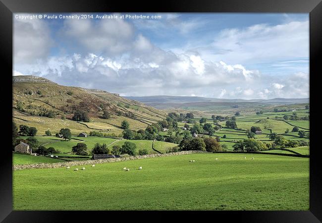  Yorkshire Dales Landscape Framed Print by Paula Connelly