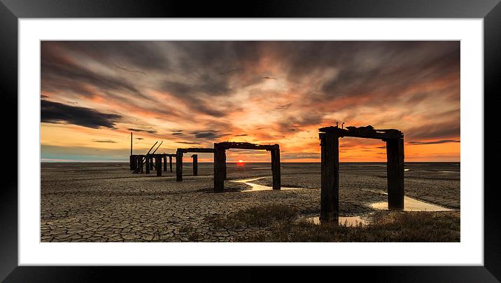 Long Lost Jetty Framed Mounted Print by Rick Bowden