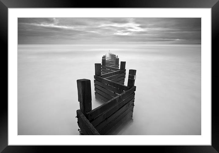 Zig Zag Framed Mounted Print by Rick Bowden