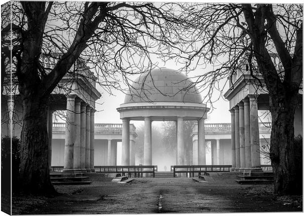 Eaton Park Bandstand Canvas Print by Rick Bowden