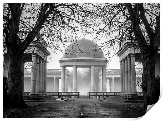 Eaton Park Bandstand Print by Rick Bowden
