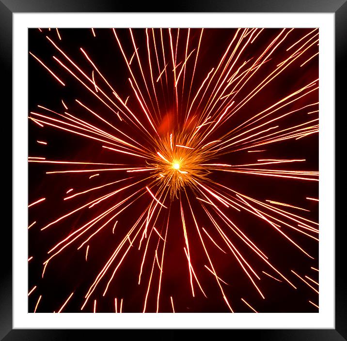 warp speed Framed Mounted Print by chief rocka