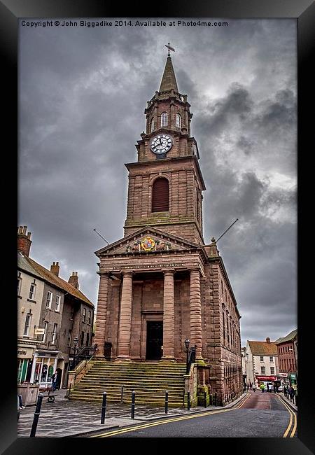  Berwick Town Hall Framed Print by John Biggadike