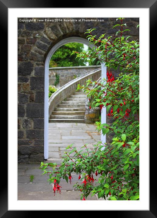  Archway Framed Mounted Print by Jane Emery