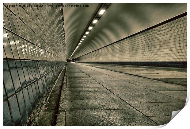 tunnel vision Print by Jo Beerens