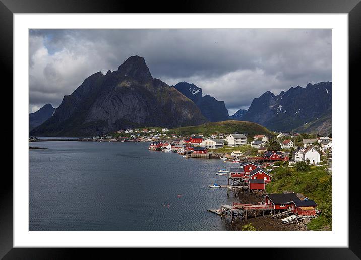 View of Reine Framed Mounted Print by Thomas Schaeffer