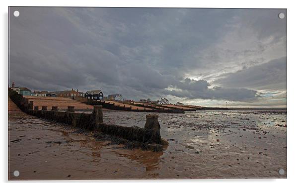  Reeves beach, Whitstable, Kent Acrylic by Stephen Prosser